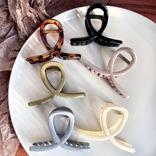 Miniatura 19 de Pinzas para el cabello grueso, paquete de 4 pinzas de gelatina extra grandes para mujeres, accesorios para el cabello de 4.75 pulgadas para mujeres