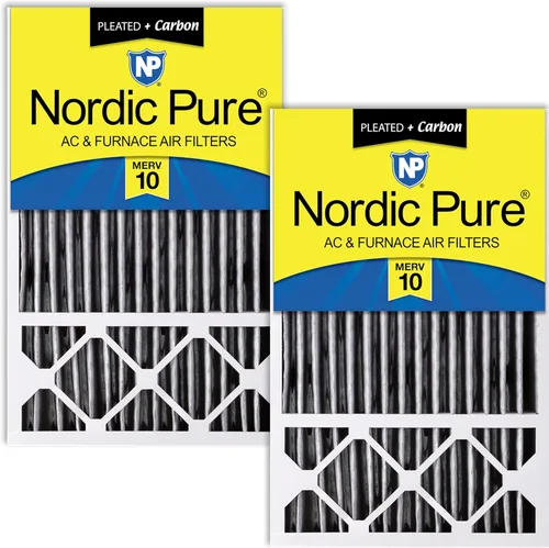 Miniatura 27 de Nordic Pure 16x25x5 (15_3/4 x 24_3/4 x 4_3/8) Filtros de aire de repuesto MERV 12 para Honeywell/Lennox, paquete de 2