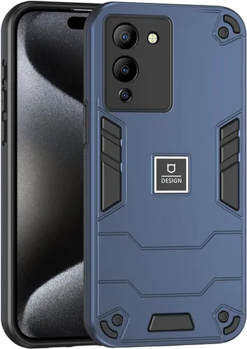 Miniatura 142 de Funda compatible con Huawei Y9 Prime (2019), compatible con Huawei Y9 Prime (2019) 4G STK-L21 2 en 1 [PC duro + TPU], funda de teléfono azul