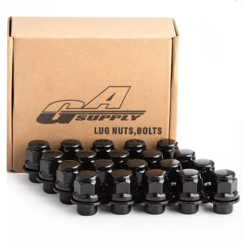 Miniatura 13 de GAsupply M12x1.25 Tuercas de rueda, 20 piezas estilo OEM de fábrica con asiento magnético de 12 mm x 1.25, tuercas de rueda hexagonales de 13/16" 21