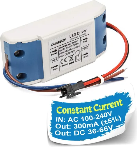 Miniatura 6 de Controlador LED Chanzon 300 mA (salida de corriente constante) 3 V-20 V (entrada 100-240 V CA-CC) (1-6) x1 W 1 W 2 W 3 W 4 W 5 W 6 W fuente