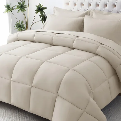 Miniatura 16 de JOLLYVOGUE Juego de edredón individual XL, cama ultrasuave en una bolsa, tamaño individual XL, 5 piezas, juego de ropa de cama certificado Oeko-TEX