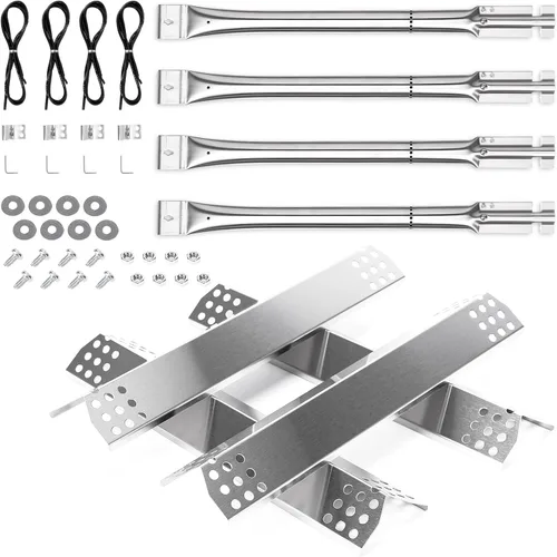 Miniatura 12 de Uniflasy Placas térmicas para parrillas Monument 24367 35633 17842 77352 41847NG 77352MB más grandes de 4 quemadores de gas propano, piezas