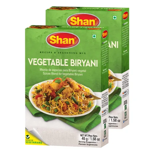 Miniatura 314 de Shan Korma Recipe and Seasoning Mix 1.76 oz (50g) - Spice Powder for Traditional Meat in Yogurt Sauce - Suitable for Vegetarians - Airtight Bag in a
