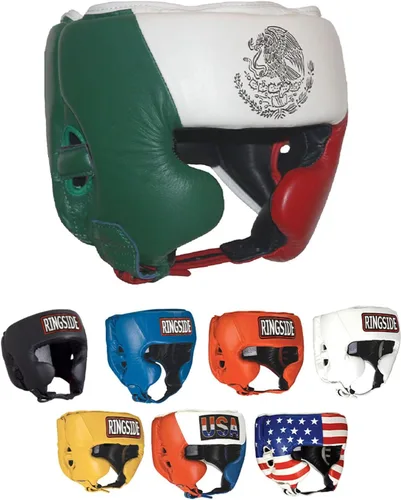 Miniatura 18 de Ringside, Muay Thai, MMA, casco con protección para enfrentamiento de boxeo con laterales Blanco