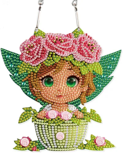 Miniatura 16 de AiYuanzsh Animal Parrot DIY Kits de Pintura de Arte de Diamante de Acrílico Colgante Pendientes de Arte de Diamante de Rinstone Especialmente Búho