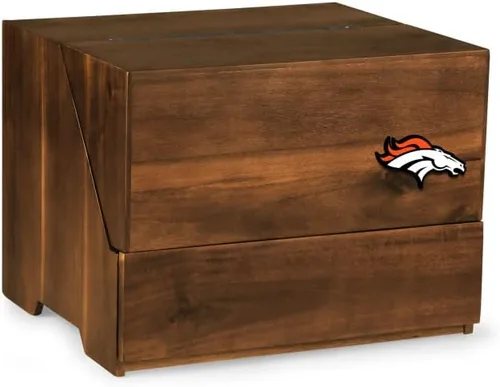 Miniatura 6 de PICNIC TIME NFL Madison Acacia - Juego de herramientas de barra de mesa, kit de camarero con soporte, juego de accesorios de bar