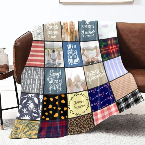 Miniatura 53 de Mantas personalizadas con foto, manta de fotos personalizada, mantas personalizadas con imagen, regalos personalizados para mujeres, hombres