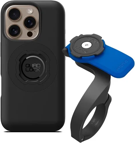 Miniatura 24 de Quad Lock Soporte de teléfono para bicicleta Out Front para manillar (V3) con funda para teléfono MAG para iPhone XR
