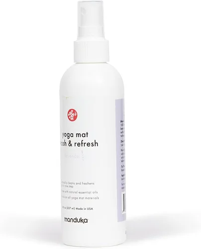 Miniatura 4 de Manduka Limpiador y Refrescante para Esterilla de Yoga – Aerosol de limpieza de esterilla de yoga de aceite esencial 100% natural, limpiador