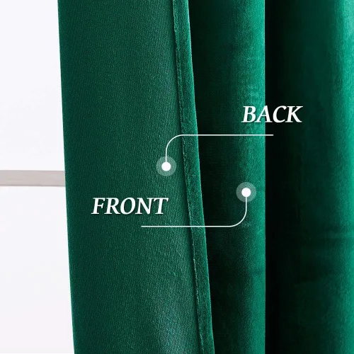 Miniatura 45 de RYB HOME Cortinas opacas de terciopelo para dormitorio, aislamiento térmico, privacidad, luz solar, bloqueo de calor, cortinas lujosas con bolsillo