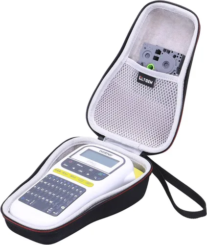Miniatura 7 de LTGEM - Funda compatible con Brother P-Touch PTH110/PTH110BP/P-Touch PTH111 Pro/PTE110/PT-H100 etiquetadora, bolsa de almacenamiento de viaje
