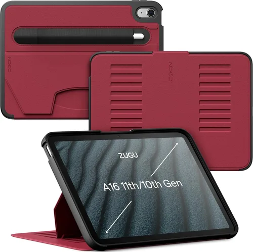 Miniatura 12 de ZUGU CASE para iPad A16 11ª generación de 11 pulgadas (2025), 10ª generación de 10.9 pulgadas (2022) Soporte magnético y cubierta para Negro