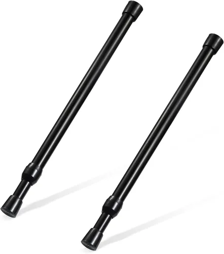 Miniatura 11 de Goowin - Varilla de tensión pequeña de 16 a 28 pulgadas, diámetro de 5/8 pulgadas de diámetro, sin taladrar, varillas de tensión cortas expandibles
