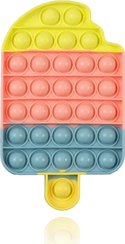 Juguete sensorial de silicona Push Pop Bubble Fidget – Juguete para ansiedad Push Pop Fidget para niños y adultos – Top Autismo Necesidades