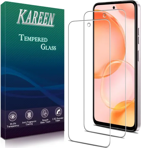 KAREEN Paquete de 2 protectores de pantalla diseñados para Motorola Moto G Stylus 2026/2025, película de vidrio templado, dureza 9H, antiarañazos,