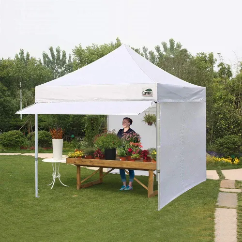 Miniatura 7 de Toldo Eurmax comercial de 3 m x 3 m, carpa para armar, toldos para fiestas en exteriores con 4 paredes laterales desmontables, con cierres, y bolsa