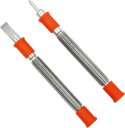 Miniatura 7 de Kit de punzones de clavos de doble cabeza de 2 piezas, punzón de clavos con 1/32 pulgadas, 1/16 pulgadas, 3/32 pulgadas, 1/8 pulgadas, juego