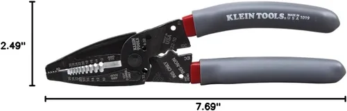 Miniatura 11 de Klein Tools 1019 Klein Kurve - Pelacables, crimpador/cortador, fabricado en Estados Unidos, herramienta de corte/crimpado/pelado para conectores B e
