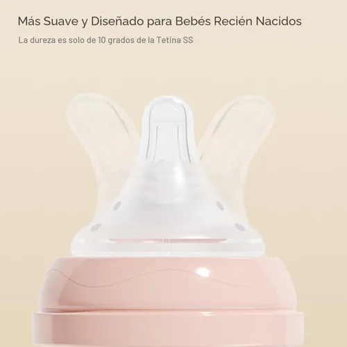Miniatura 5 de Gulicola Biberón de vidrio natural de 8 onzas para bebés amamantados, juego de biberones anticólicos con pezón de flujo medio, 3 meses +, paquete