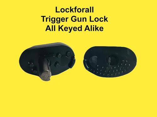 Miniatura 5 de Cerradura de gatillo de pistola con llaves, cerradura universal para pistola de gatillo igual, fácil de transportar, 1 cerradura de llave