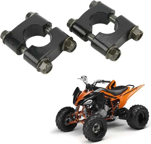 Miniatura 8 de Elevadores de manillar de motocicleta, 2 piezas universales de 0.866 in 7/8 pulgadas, abrazadera elevadora para manillar de bicicleta, herramienta
