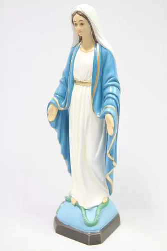 Miniatura 3 de Vittoria Collection Estatua católica italiana de Nuestra Señora de Gracia, Virgen María, Virgen María, Virgen y Madonna, estatua católica italiana