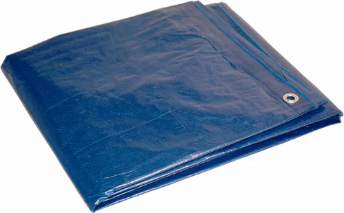Dry Top - Lona de poliéster multiusos de resistencia mediana, 5 x 7 pies, azul