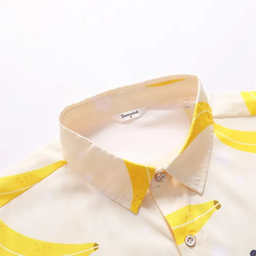 Miniatura 4 de Camisa hawaiana para hombre, manga corta, con botones, ropa de playa, unisex, flamencos de verano, camisas florales Aloha
