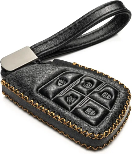 Miniatura 8 de Vitodeco Funda Protectora de Cuero para Llavero Inteligente Compatible con Chevrolet Silverado, Colorado, Suburban, Tahoe, Blazer, Equinox, Traverse