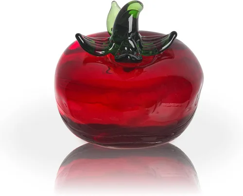 Miniatura 7 de LONGWIN Figuras coleccionables de fresa con abeja, pisapapeles de cristal, figura de fruta, centro de mesa, adornos para decoración del hogar