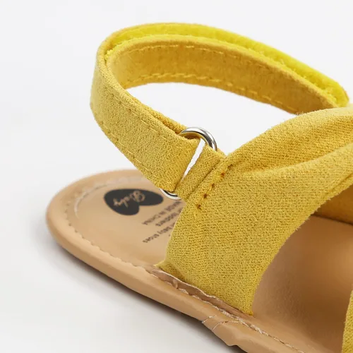 Miniatura 9 de Sandalias de verano para bebés, niñas y niños, unisex, antideslizantes, suela suave, transpirable, para primeros pasos, zapatos de playa al aire