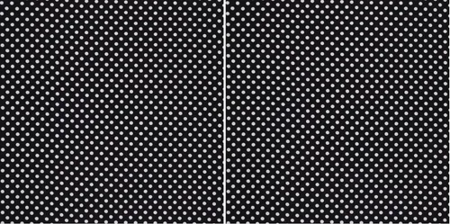 Miniatura 17 de Mook Fabrics - Colección de lunares de franela tela blanca/negra [43 pulgadas de ancho] - Doble cepillado, material 100% algodón para acolchado