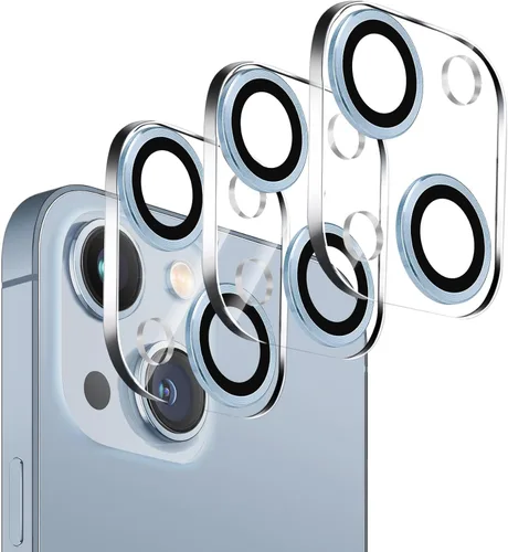 Miniatura 11 de Pack de 3 protectores de lente de cámara de vidrio templado Dengduoduo para iPhone 13 Pro de 6.1" y iPhone 13 Pro Max de 6.7", brillo de diamantes