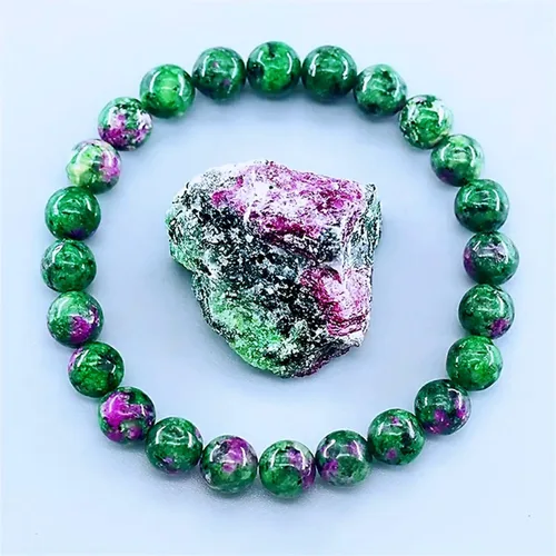 Miniatura 25 de Pulseras de triple protección con piedra de ojo de tigre de obsidiana negra con hematita para hombres y mujeres, pulsera de piedra curativa