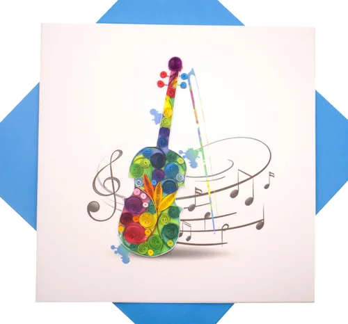Miniatura 22 de Piano, tarjeta de felicitación 3D hecha a mano, diseño exclusivo dedicado a mano, tarjeta de felicitación para cumpleaños, día de San Valentín, día
