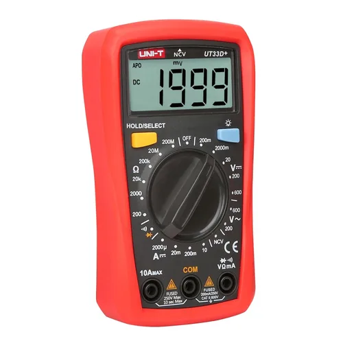 Miniatura 3 de UNI-T UT33D+multímetro del medidor del probador digital del bolsillo del LCD del tamaño de la palma