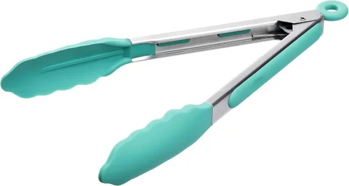 Miniatura 23 de Doosu Pinzas de cocina para cocinar: juego de pinzas para alimentos resistentes al calor de 600 °F con puntas de silicona antiarañazos, pinza