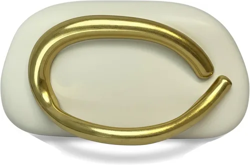 Miniatura 15 de Bolso de mano de acrílico para mujer, bolso de noche redondo clásico, bolso de manillar de metal vintage para boda, fiesta de graduación.