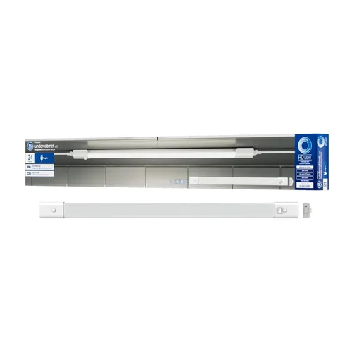 Miniatura 11 de GE Lámpara LED HD+ para debajo del gabinete, accesorio de perfil delgado integrado enlazable para cocinas, color blanco cálido, enchufable, 24