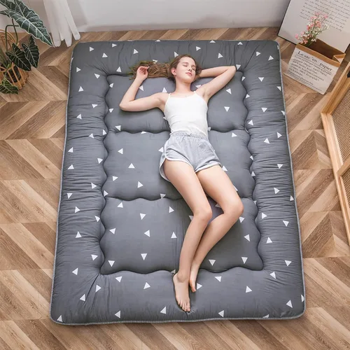 Miniatura 17 de MAXYOYO - Colchón de piso japonés, colchón tipo futón, colchón de tatami grueso, plegable, enrollable, colchón para niños y niñas, para dormitorio
