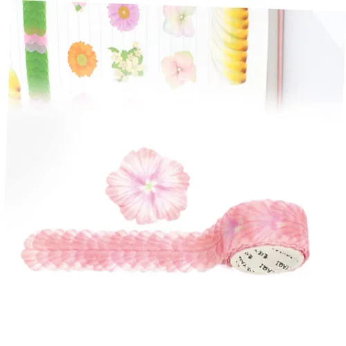 Miniatura 7 de EXCEART Pegatinas de arte floral pequeñas pegatinas de flores para cinta decorativa Washi 20 diseños Alcea Rosea