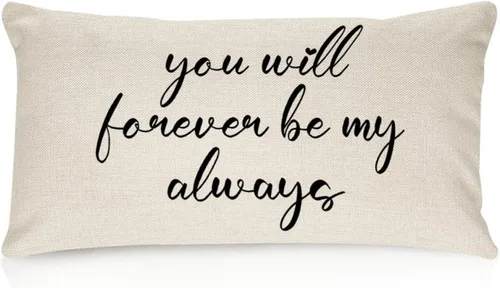 Miniatura 15 de Better When We are Together - Fundas de almohada lumbar de 12 x 20 pulgadas con citas divertidas de algodón y lino para sofá, decoración de sala