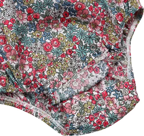 Miniatura 8 de Peleles de algodón con volantes para bebé, ropa de primavera y verano, overcross