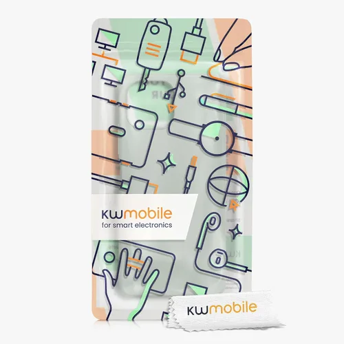 Miniatura 7 de kwmobile Funda compatible con Xiaomi 11 Lite (5G) NE/Mi 11 Lite (5G) - Funda de silicona TPU con acabado suave - Gris Verde