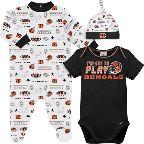 Miniatura 18 de Gerber Conjunto de regalo unisex para bebé con pies de equipo de la NFL para dormir y jugar