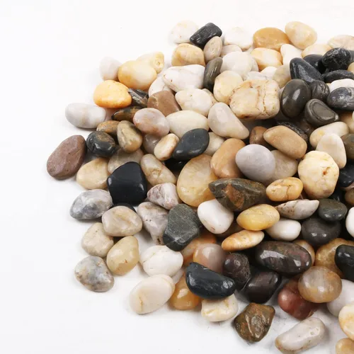 Miniatura 11 de Piedras para plantas, 18 libras, rocas naturales de río para jardín, piedras decorativas para acuarios al aire libre, grava de 1-1.5 pulgadas