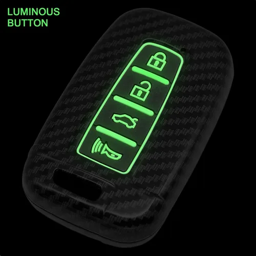 Miniatura 2 de Funda inteligente para llavero compatible con Hyundai Azera Elantra GT EQUUS Genesis Coupe Santa FE Sonata Tucson Veloster KIA Borrego Forte Sorento