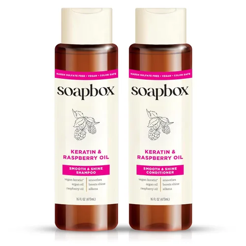 Miniatura 11 de Soapbox Juego de champú y acondicionador de árbol de té, equilibrio del cuero cabelludo con aceite de árbol de té, aceite de jojoba, aloe y manteca