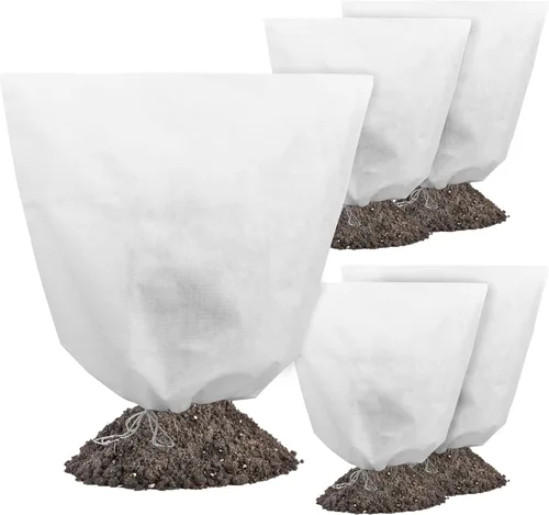 Miniatura 13 de Gardzen Cubiertas para plantas de 1.5 onzas, protección contra la congelación, cubiertas flotantes reutilizables de 10 x 10 pies, mantas más gruesas
